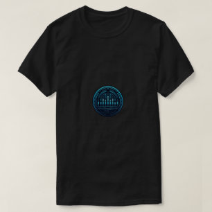 Unisex-Cyber-Audio-Equalizer-Grafik-T-Shirt T-Shirt