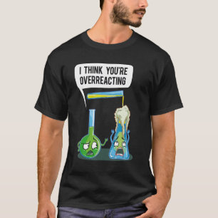 Unisex-Erwachsene überreagieren Witziger T - Shirt