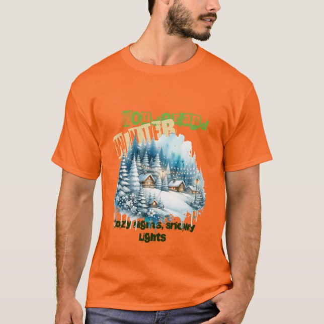 Unisex-Hemdprint "Winter-Wonder" T-Shirt (Vorderseite)