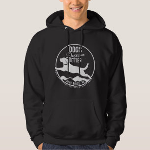 Unisex Hoodie weiße Logo-Front