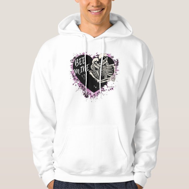 Unisex hoodie with a charming couple design (Vorderseite)