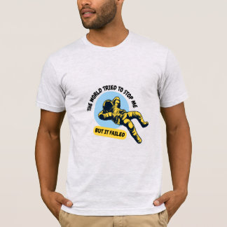 Unisex Inspirierendes Astronauten T-Shirt "Die Wel