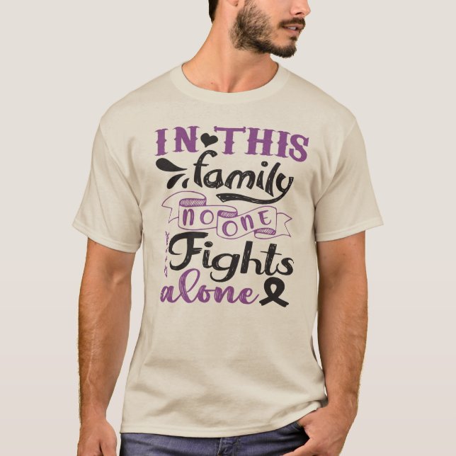 Unisex Kampf gegen Krebs T-Shirt (Vorderseite)