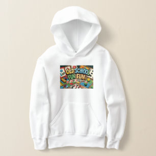Unisex Kids Hoodie- Retro Nostalgie Hoodie. Hoodie