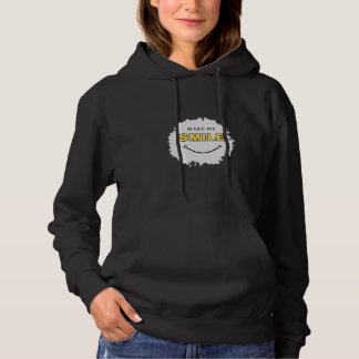 Unisex-Lächeln-T-Shirt 😊 Glückliche Stimmung Casu Hoodie