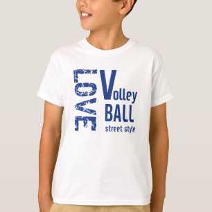 Unisex-Liebe-Volleyball-Kinder-T-Shirt T-Shirt