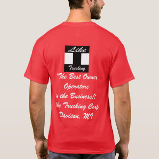Unisex like Trucking T-Shirt mit Logo