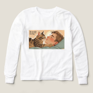 Unisex Long Sleeve T-Shirt Funny Cat Lover Shirt