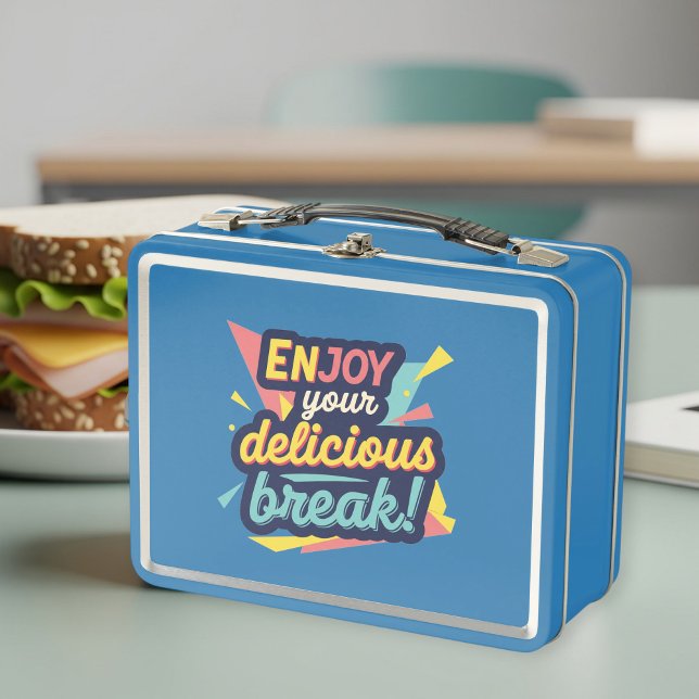 Unisex Metal Lunch Box with Trendy Graphics  (Von Creator hochgeladen)