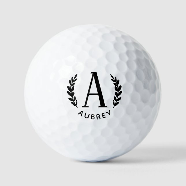 Unisex Monogram Golf Ball (Vorderseite)