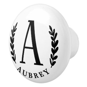 Unisex Monogram    Keramikknauf