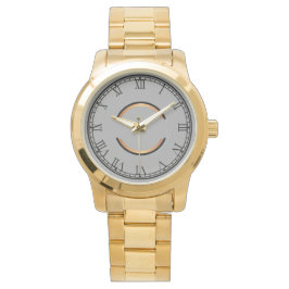 Unisex Oversibles Gold Armbanduhr