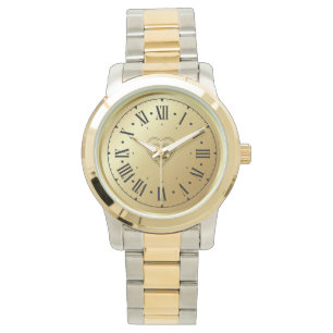 Unisex Oversized Two-Tone-Bracelet eWatch Armbanduhr