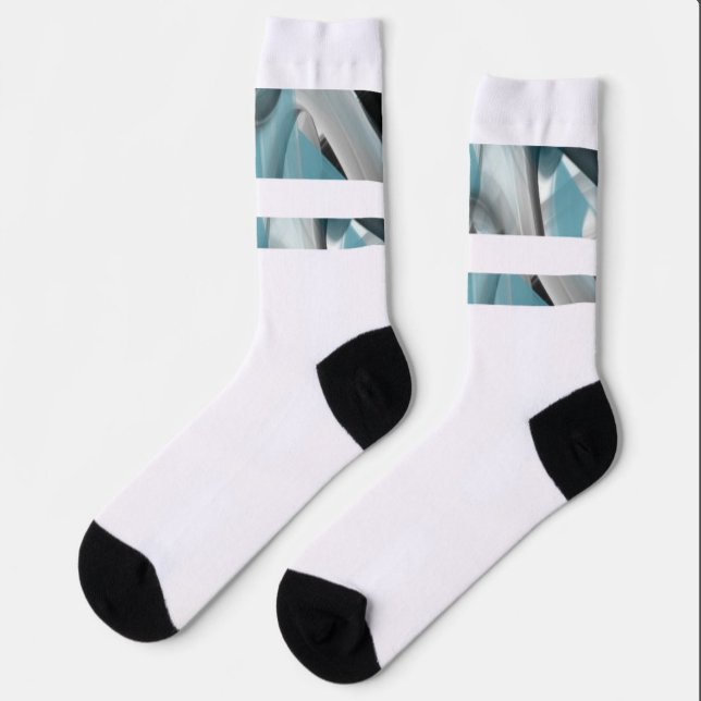 Unisex Socks Trend Abstrakt Blauer Ozean Socken (Von Creator hochgeladen)