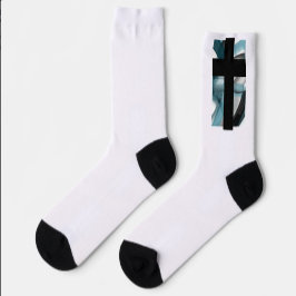Unisex Socks Trend Abstrakt Blauer Ozean Socken