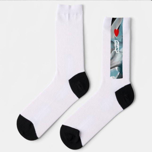 Unisex Socks Trend Abstrakt Blauer Ozean Socken (Von Creator hochgeladen)
