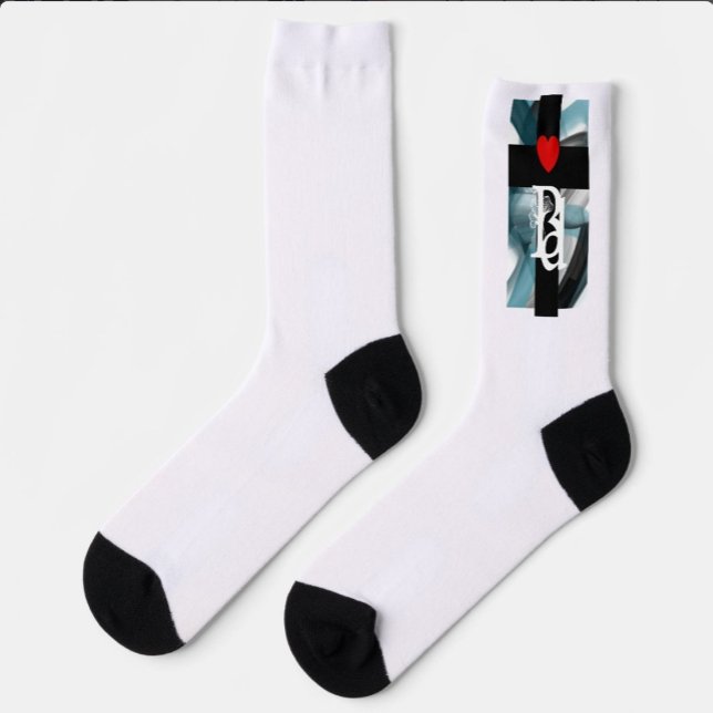 Unisex Socks Trend Abstrakt Blauer Ozean Socken (Von Creator hochgeladen)