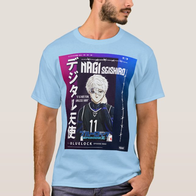Unisex T - Shirt | Bluelock Nagi Seishiro T - Shir (Vorderseite)