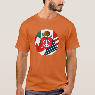 Unisex-T - Shirt Kanada-Mexiko-USA
