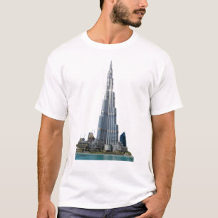 Unisex-T - Shirt mit Burj Khalifa Logo