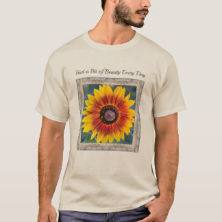 Unisex T - Shirt mit Susie's Sonnenblume