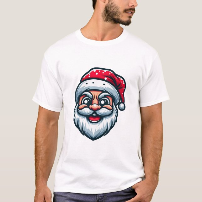 Unisex T - Shirt mit Weihnachten Vibes (Vorderseite)
