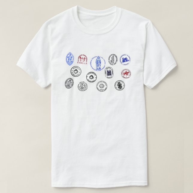 Unisex T-Shirt Saint James Way (Design vorne)