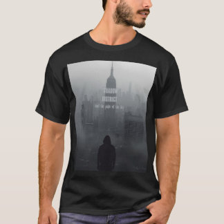 Unisex Underground Streetwear Schwarzes T-Shirt