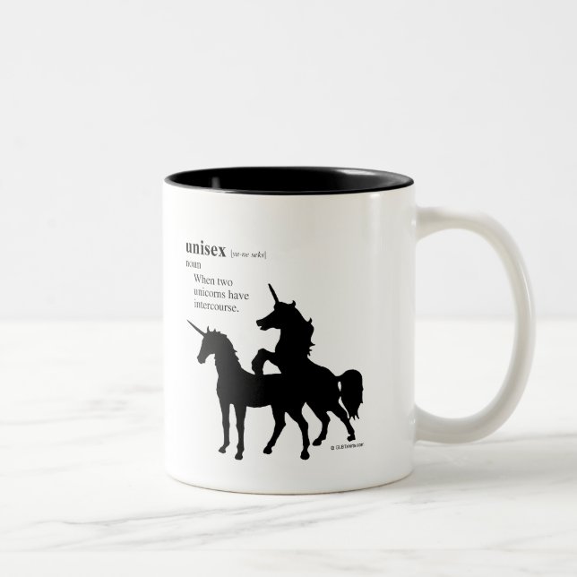 UNISEX ZWEIFARBIGE TASSE (Rechts)
