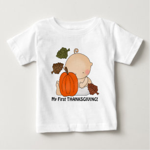 Unisexbaby erster Erntedank-Feiertags-T - Shirt