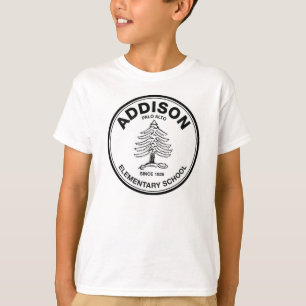 Unisexjugend-T-Shirt, schwarzes Logo T-Shirt