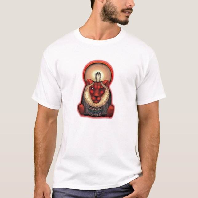 UnisexSekhmet dunkle T, Bio Baumwolle 2 versah mit T-Shirt (Vorderseite)