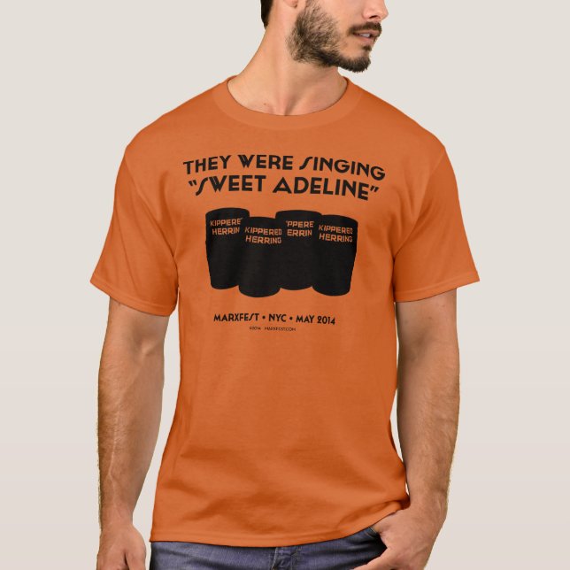 UnisexT-Shirt "süßer Adeline" (Texas-Orange) T-Shirt (Vorderseite)