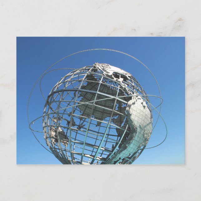 Unisphere Postkarte (Vorderseite)