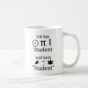 Unispruch "MINT Student" Geschenk, Studenten Kaffeetasse