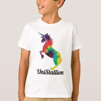 UniStallion - gefärbte Krawatte T-Shirt