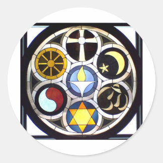 Unitarian Universalist Church Rockford, IL Runder Aufkleber