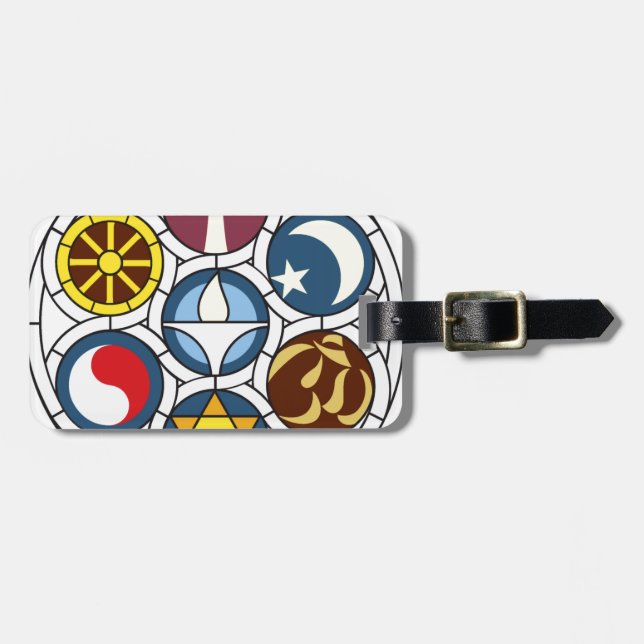 Unitarische universalistische Waren Gepäckanhänger (Vorderseite horizontal)