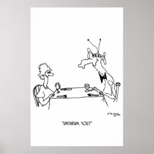 Unitarischer Cartoon 5719 Poster