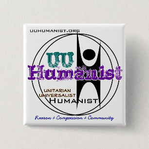Unitarischer universalistischer (UU) Humanist Button