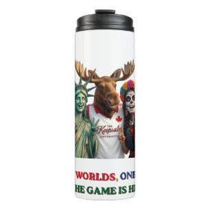 United 2026 Unity Selfie Wasserflasche Thermosbecher