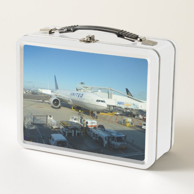 United Air Flugzeug Lunch Box (Vorderseite)