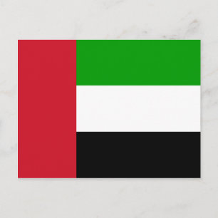 United Arab Emirates Flag Postcard Postkarte