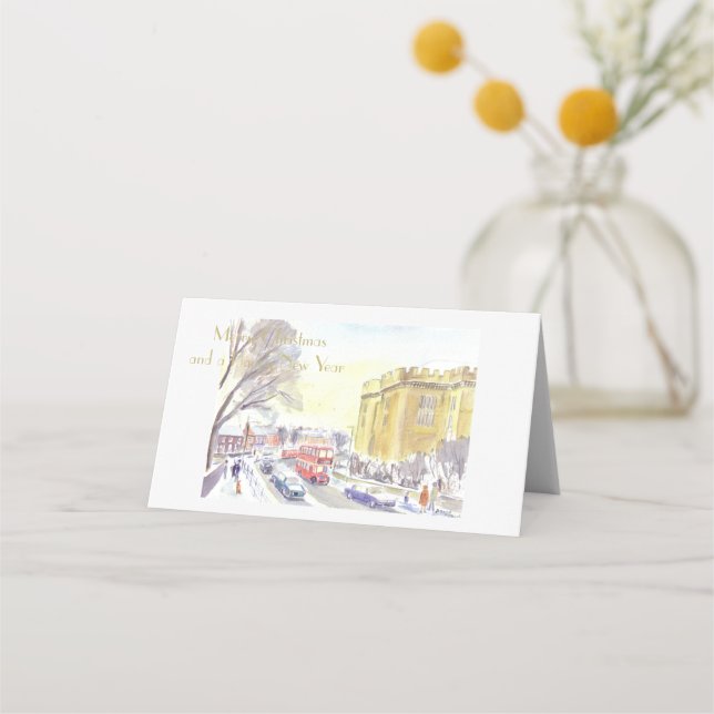 United Bristol Lodekka Weihnachtskarten Platzkarte (Vorderseite)