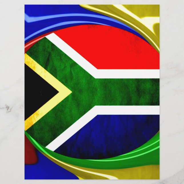 United by Beauty: South African Flag Design (Vorderseite)