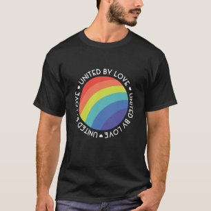 United by Liebe Lgbt Pride Gay Lesbian Rainbow T-Shirt