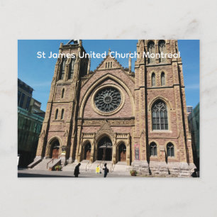 United Church Montreal St James Postkarte