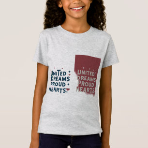 United Dreams Proud Hearts grau T-Shirt
