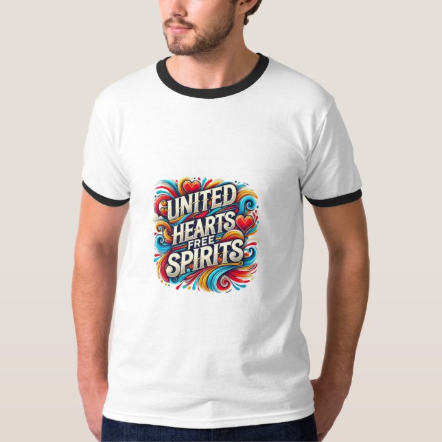 United Hearts Free Spirits T-Shirt (Vorderseite)