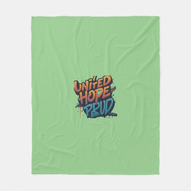 United Hope Proud Fleecedecke (Vorderseite)